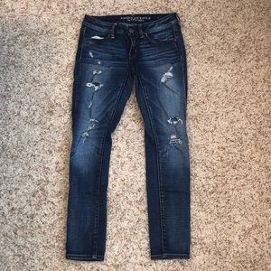 American Eagle Size 4 SHORT Super Stretch Jeggings